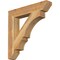 Ekena Millwork Balboa Slat Rough Sawn Bracket, Western Red Cedar, 4"W x 24"D x 24"H BKT04X24X24BOA06RWR - alternate 1